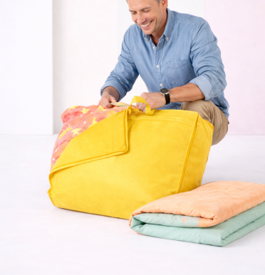 Bolsas de tela para edredón 55x45x15