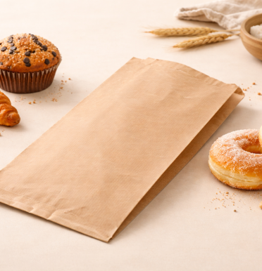 Bolsas de papel para bollería 19x35x6