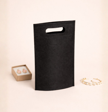 Bolsas de tela negra 17x22x6,5