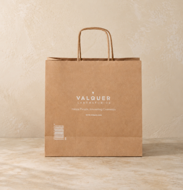 Bolsas de papel kraft 22x23x9