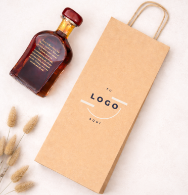 Bolsas de papel kraft 18x34x8