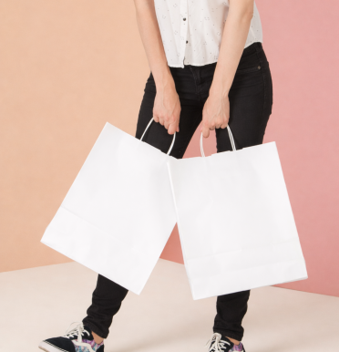 Bolsas de papel de colores 100 g 32x40x12