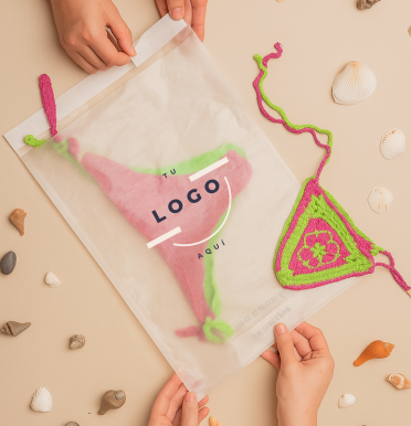 Sobres de papel transparente 25x30+4