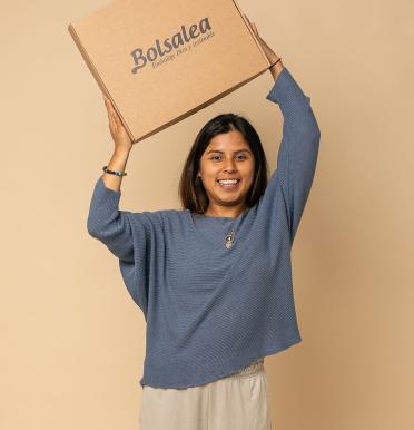 Cajas de cartón reciclado para ecommerce plana 35x36x5 | Fabricadas por personas con discapacidad intelectual