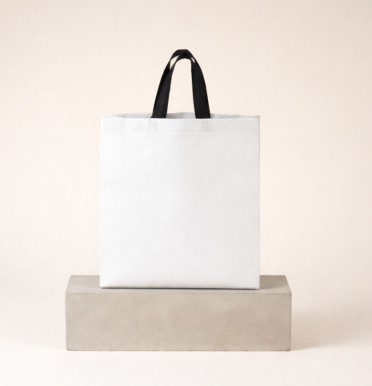 Bolsa tela laminada 38x40x10