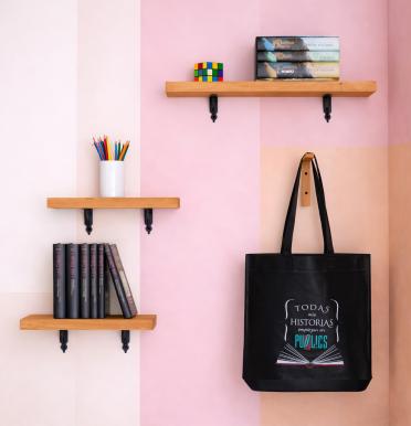 Bolsas negras de tela 42x40x10