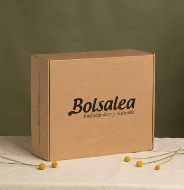 Cajas de cartón reciclado para ecommerce 38x32x14 | Fabricadas por personas con discapacidad intelectual