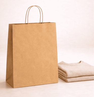 Bolsas de papel ecológico kraft 32x41x12