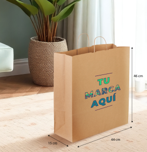 Bolsas papel kraft baratas 44x46x15