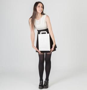 Bolsas de asa plana 22x30x10