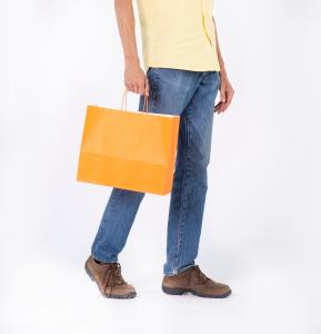Bolsas de asa rizada 120 g 36x31x12