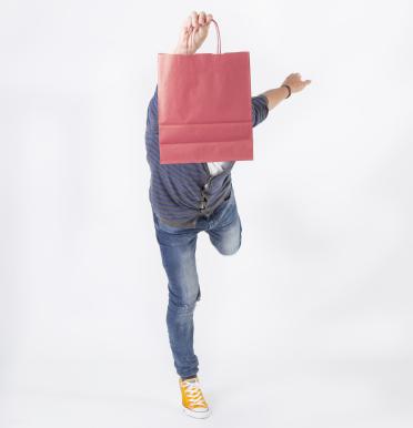 Bolsas de papel kraft de colores 32x41x12