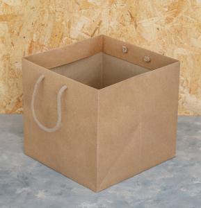 Bolsas de papel reciclado con descuento hechas a mano 28x26x28