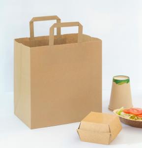 Bolsas take away 26x27x17 Papel reciclado