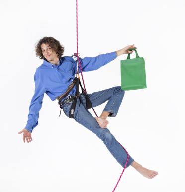 Bolsas de tela asa corta 25x30x10