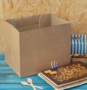 Bolsas con descuento hechas a mano para pastelerías 38x32x29