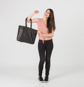 Bolsas negras de tela 48x35x10