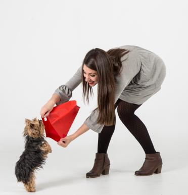 Bolsas tejido asa troquel 34x26x8