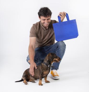 Bolsas tela asa corta 34x26x8