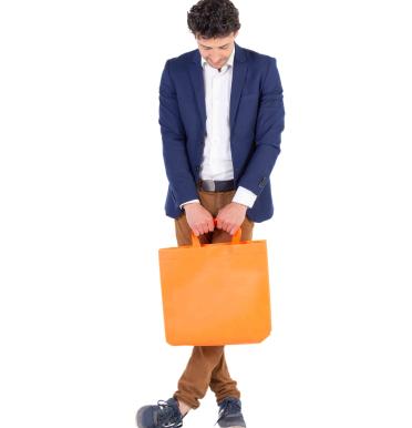 Bolsas tela asa corta 40x35x12