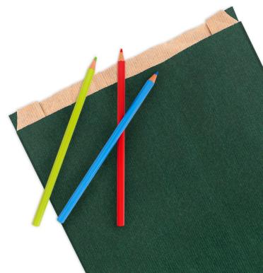 Sobres kraft 50 gr con fuelle 24x42x6