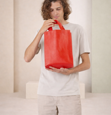 Bolsas de tela asa corta 25x30x10