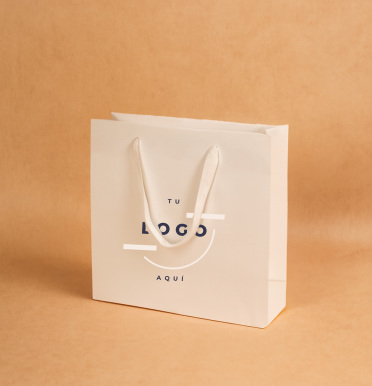 Bolsas de papel mate de lujo 14x14x7