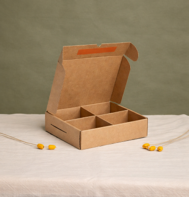 Cajas ecommerce con separadores de cartón reciclado 22x16x5 | Fabricadas por personas con discapacidad intelectual