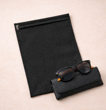 Sacos de tela con cremallera 25x35