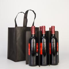 Bolsas para seis botellas 27x30x18. Tejido reciclado
