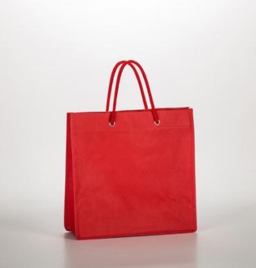 Bolsas tela asas algodón 30x30x12