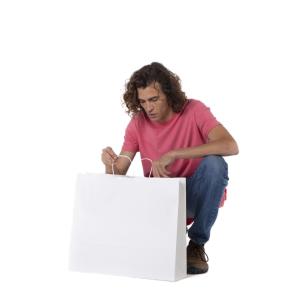 Bolsa papel de colores 120 g 54x45x13