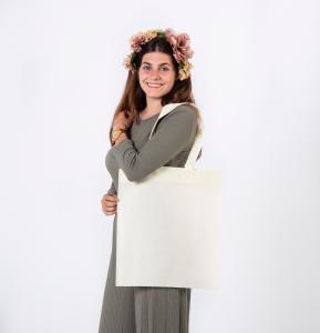 Bolsas de tela mediana termosellada con asas largas 38x42