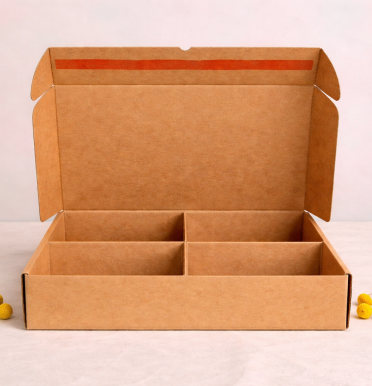 Cajas de cartón reciclado con separadores para ecommerce 41x34x9 | Fabricadas por personas con discapacidad intelectual