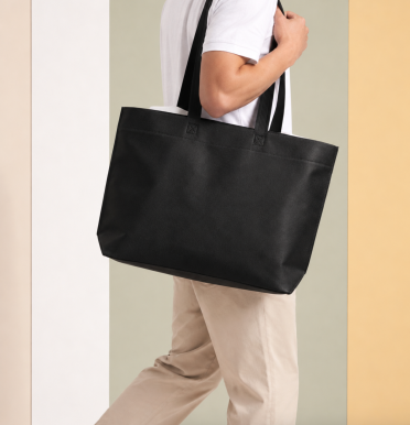 Bolsas negras de tela 48x35x10